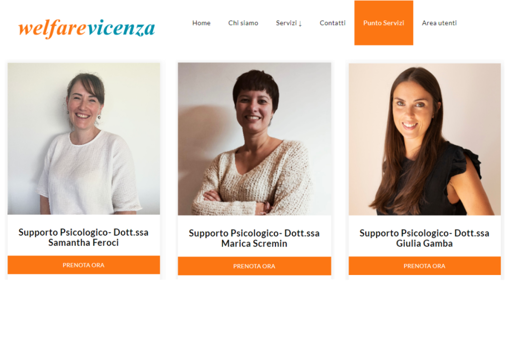 servizio di supporto psicologico