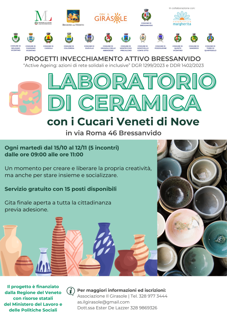 active ageing laboratorio ceramica