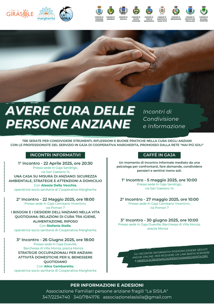 avere cura delle persone anziane
