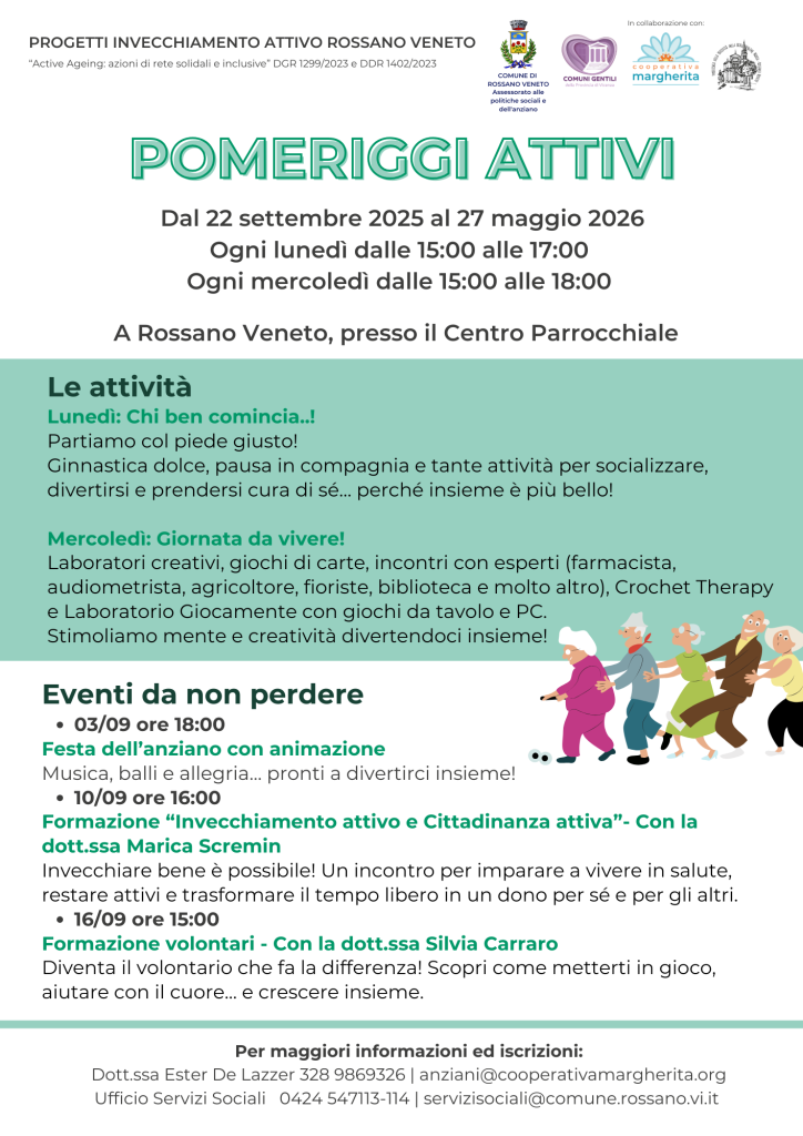 pomeriggi attivi a rossano veneto
