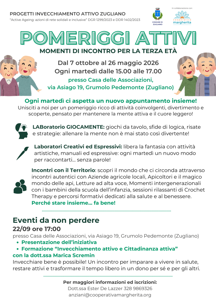 pomeriggi attivi a zugliano