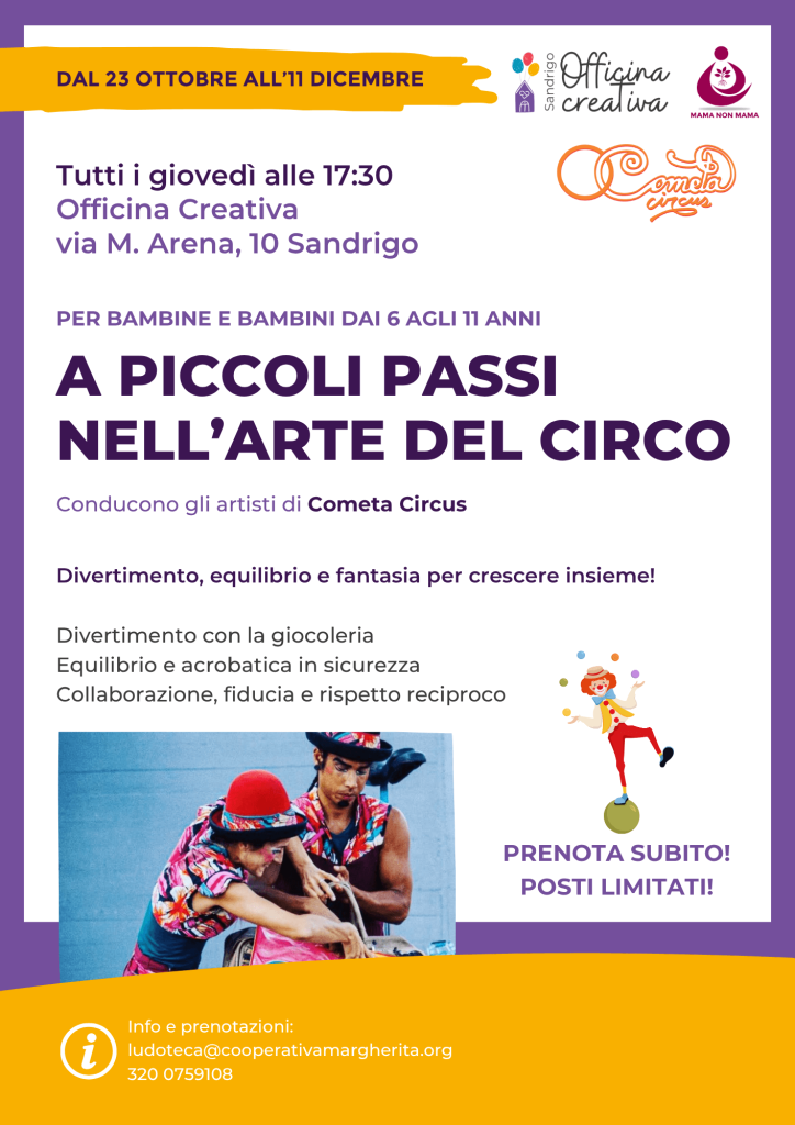 laboratorio di circo bambini