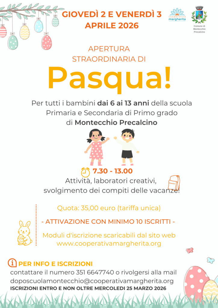 apertura straordinaria di pasqua