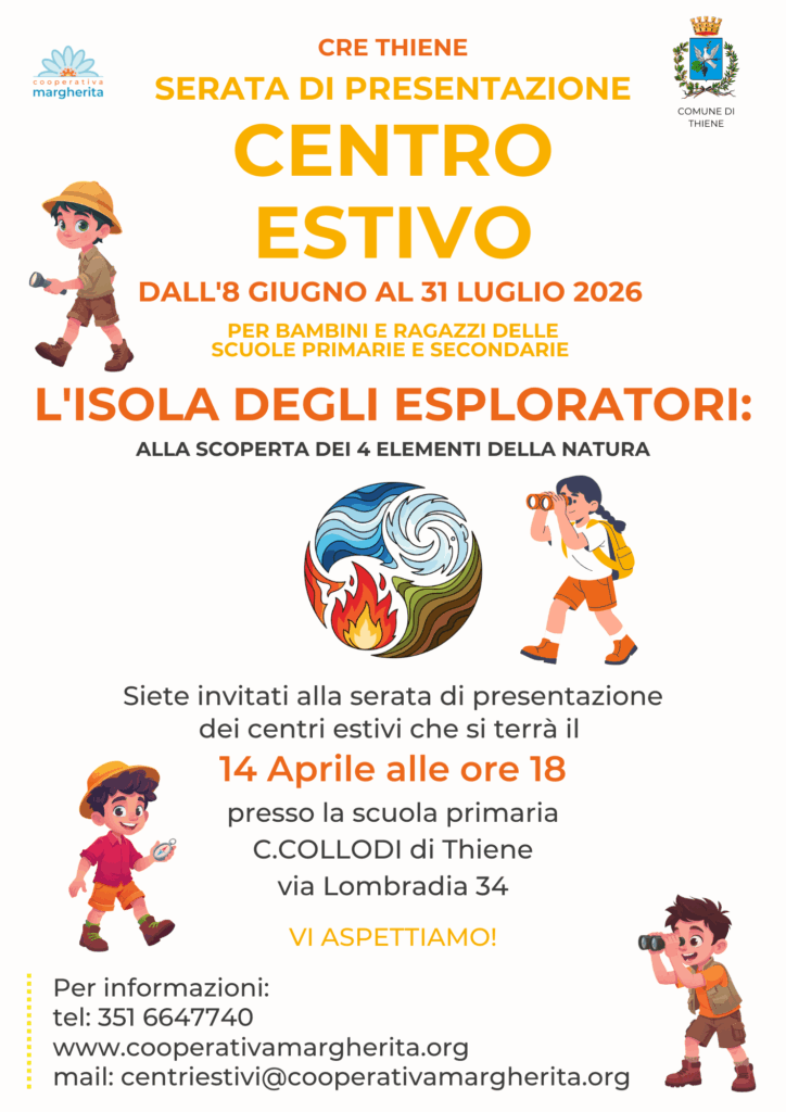 centri estivi thiene 2026 serata