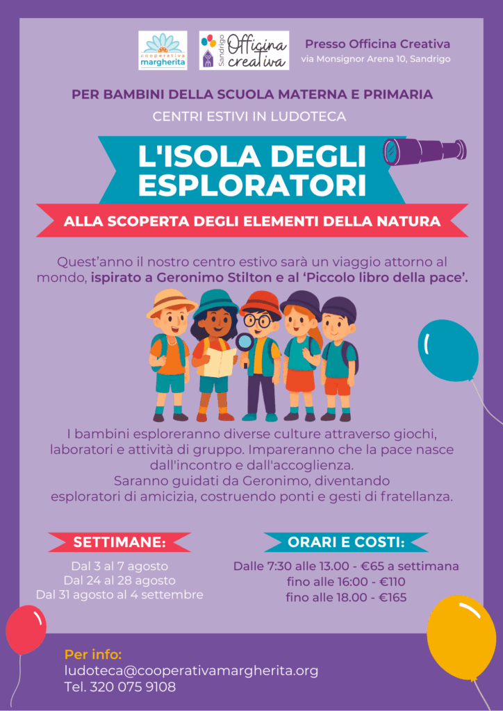 centri estivi in ludoteca