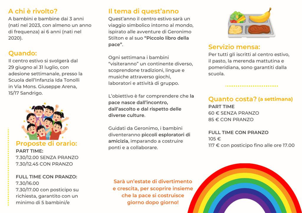 centro estivo sandrigo 2026