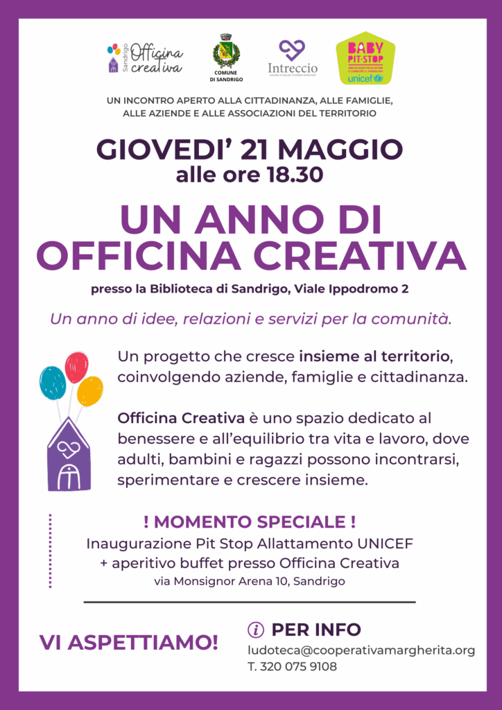 un anno di officina creativa