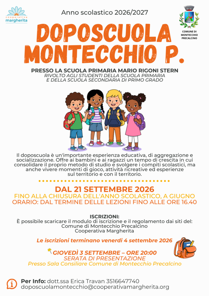 doposcuola montecchio precalcino 2026