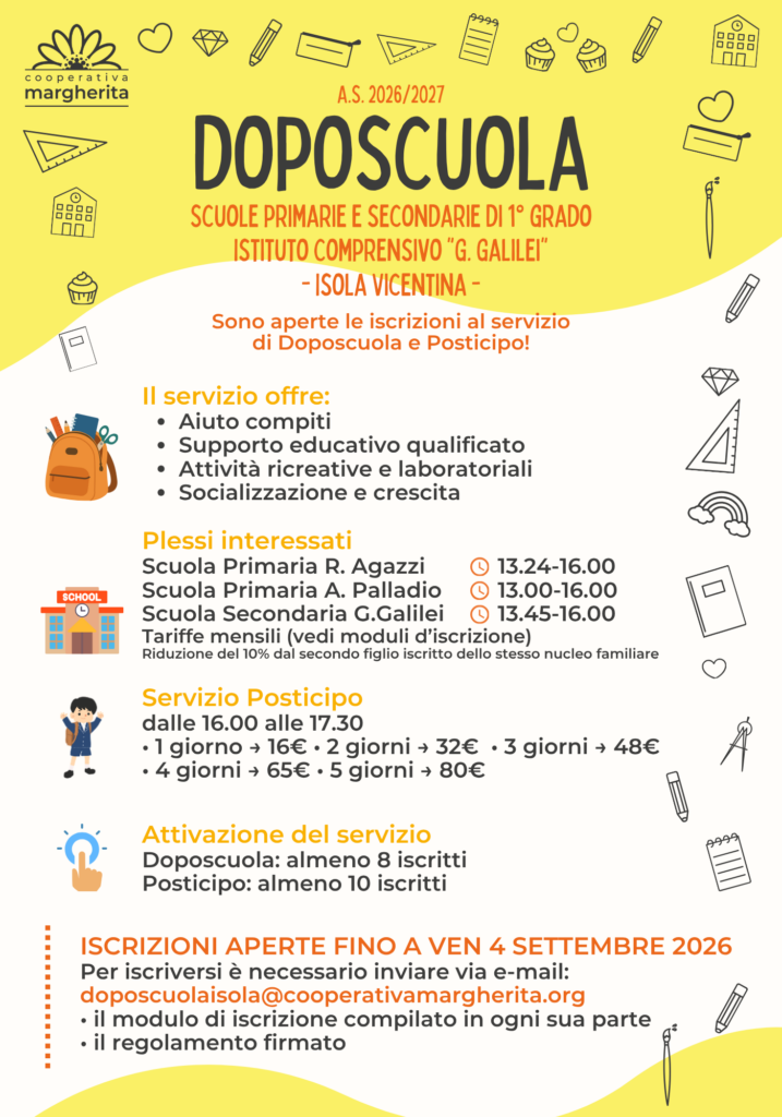 doposcuola isola vicentina 2026